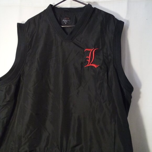 Acuity Pullover Vest Jacket Mens XL Sleeveless Logo Pockets Black - Picture 6 of 13